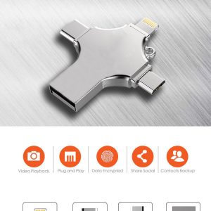 4 in 1 OTG USB Flash Drive 16GB 32GB Pendrive