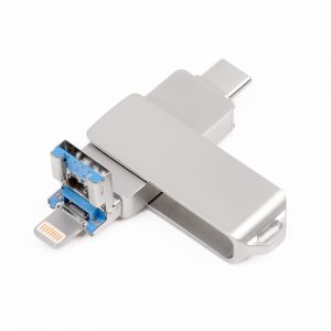 Metal Twist 3 in 1 OTG USB Flash Drive