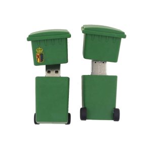 green trash can usb flash drive