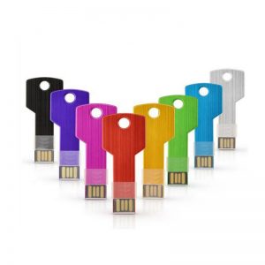Ultrathin colorful metal key usb flash drive